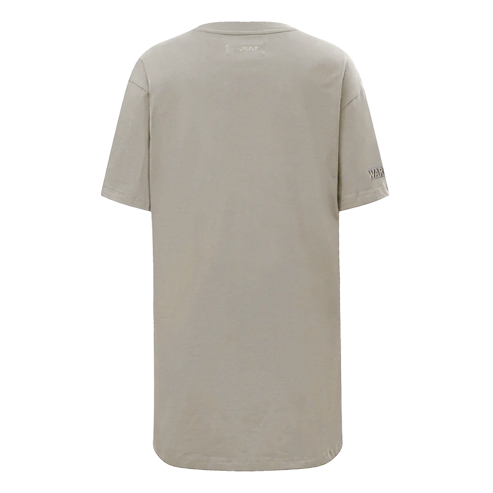 NBA GOLDEN STATE WARRIORS NEURAL WOMEN'S T-SHIRT DRESS (TAUPE) - Image 3