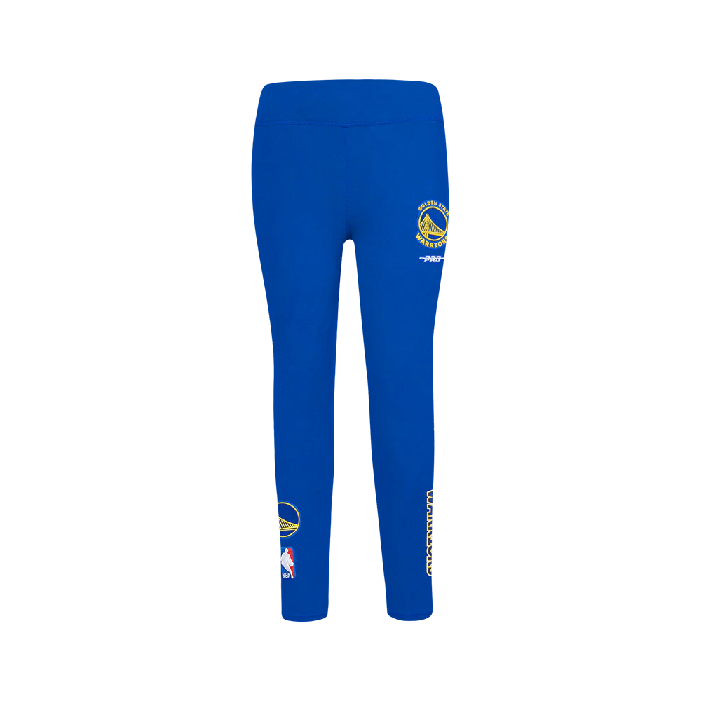 NBA GOLDEN STATE WARRIORS CLASSIC BIG GIRLS LEGGING (ROYAL BLUE) - Image 2