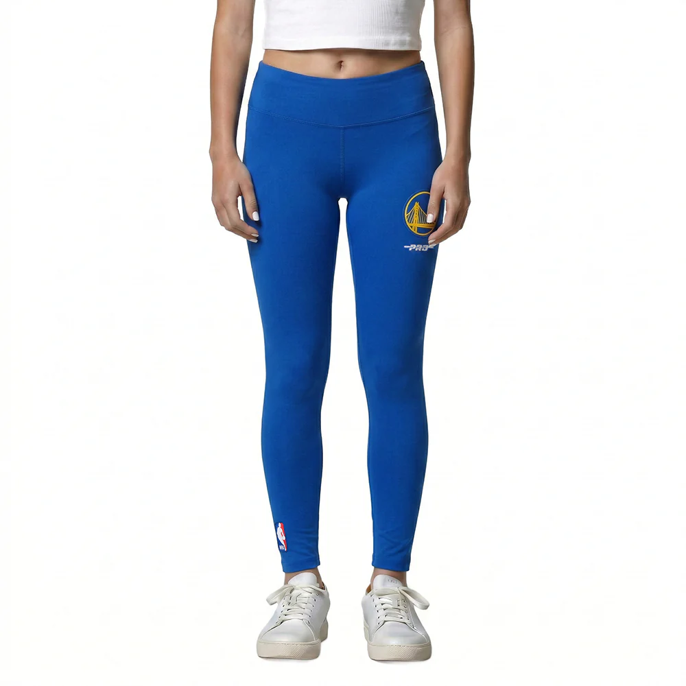 NBA GOLDEN STATE WARRIORS RETRO CLASSIC BIG GIRLS LEGGING (ROYAL BLUE) - Image 2