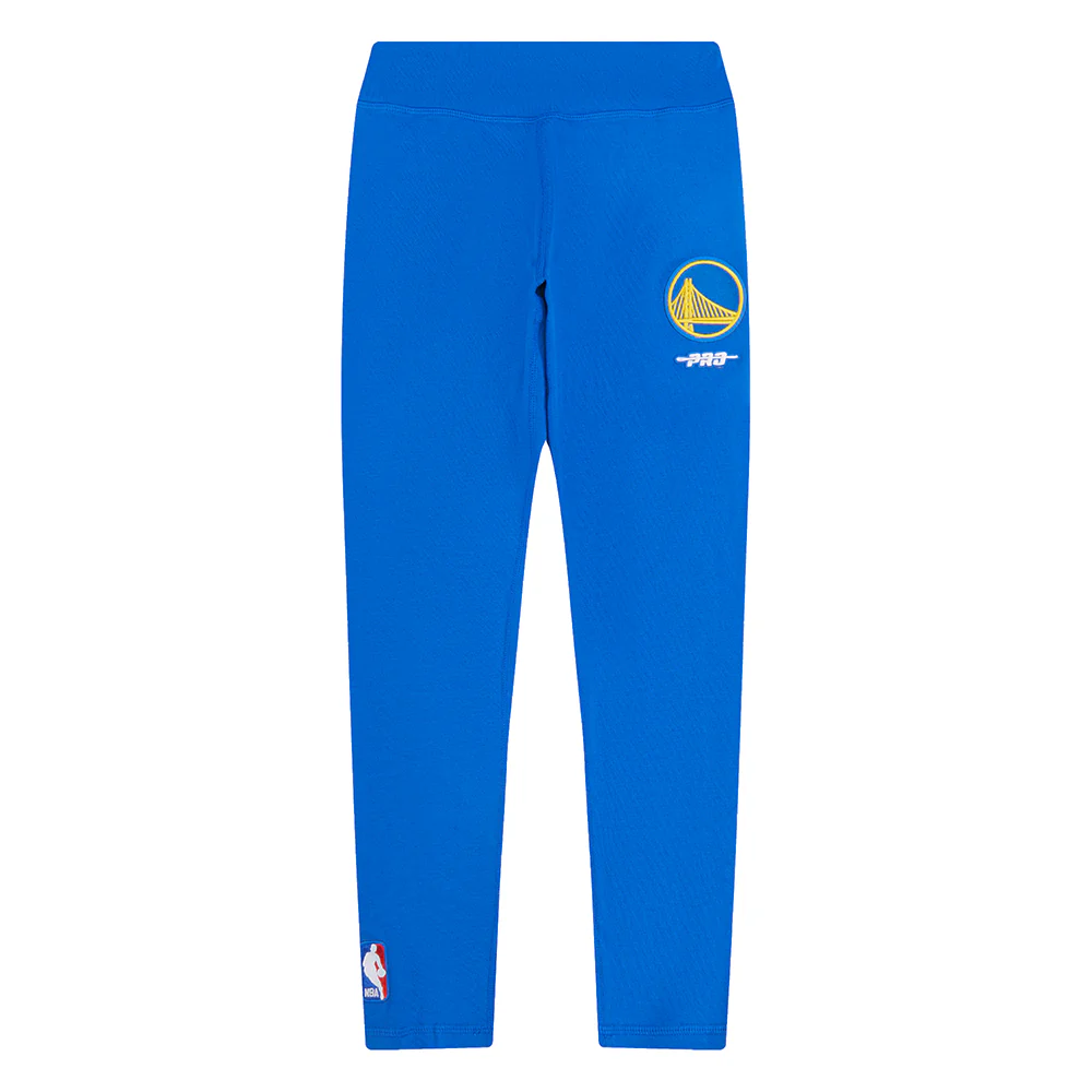 NBA GOLDEN STATE WARRIORS RETRO CLASSIC BIG GIRLS LEGGING (ROYAL BLUE) - Image 4