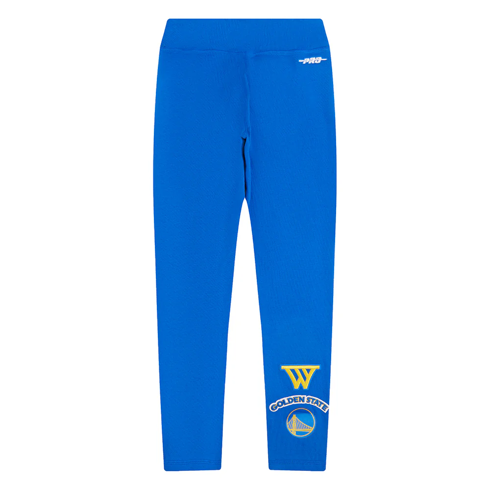 NBA GOLDEN STATE WARRIORS RETRO CLASSIC BIG GIRLS LEGGING (ROYAL BLUE) - Image 5