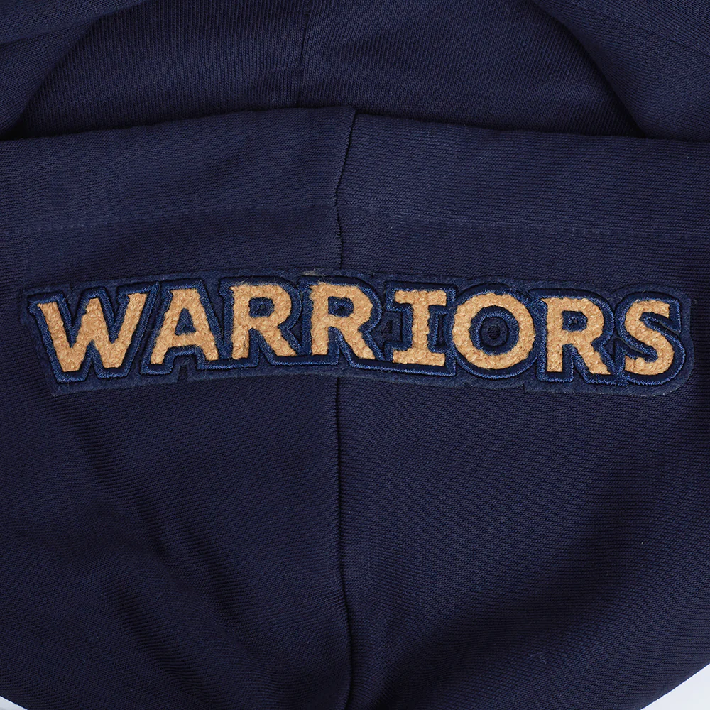NBA GOLDEN STATE WARRIORS CITY EDITION 24-25 WOMEN'S RIB FLEECE CROPPED P (MIDNIGHT NAVY) - Image 6