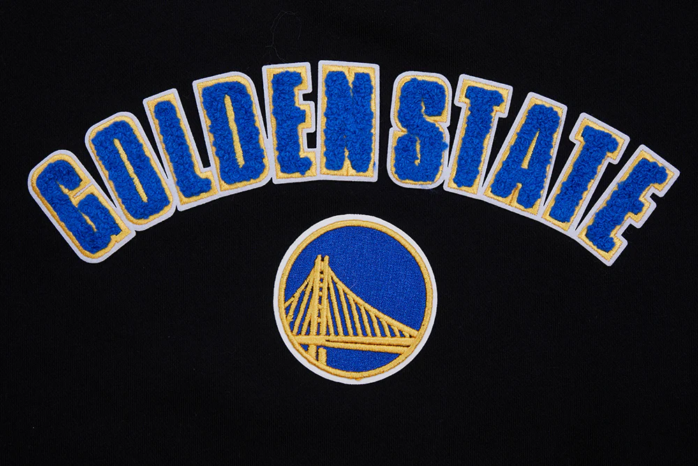 NBA GOLDEN STATE WARRIORS CLASSIC WOMEN'S CREWNECK (BLACK) - Image 6