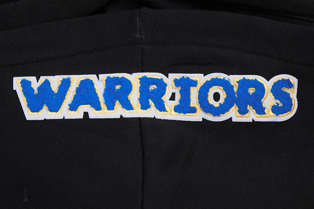 NBA GOLDEN STATE WARRIORS CLASSIC WOMEN'S PULLOVER HOODIE (BLACK) - Image 7