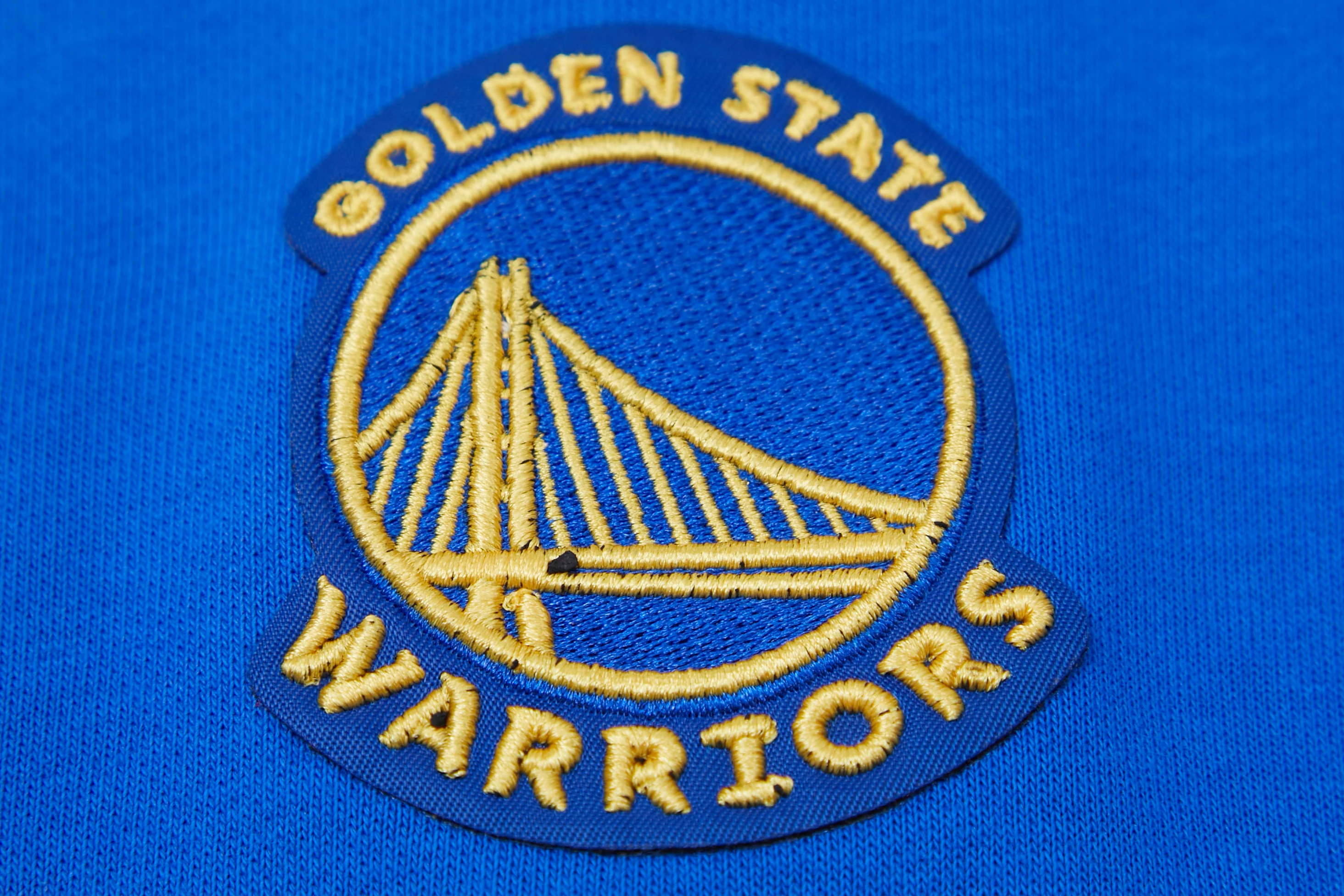 NBA GOLDEN STATE WARRIORS MASHUP WOMEN'S RIB CREWNECK (ROYAL BLUE) - Image 6