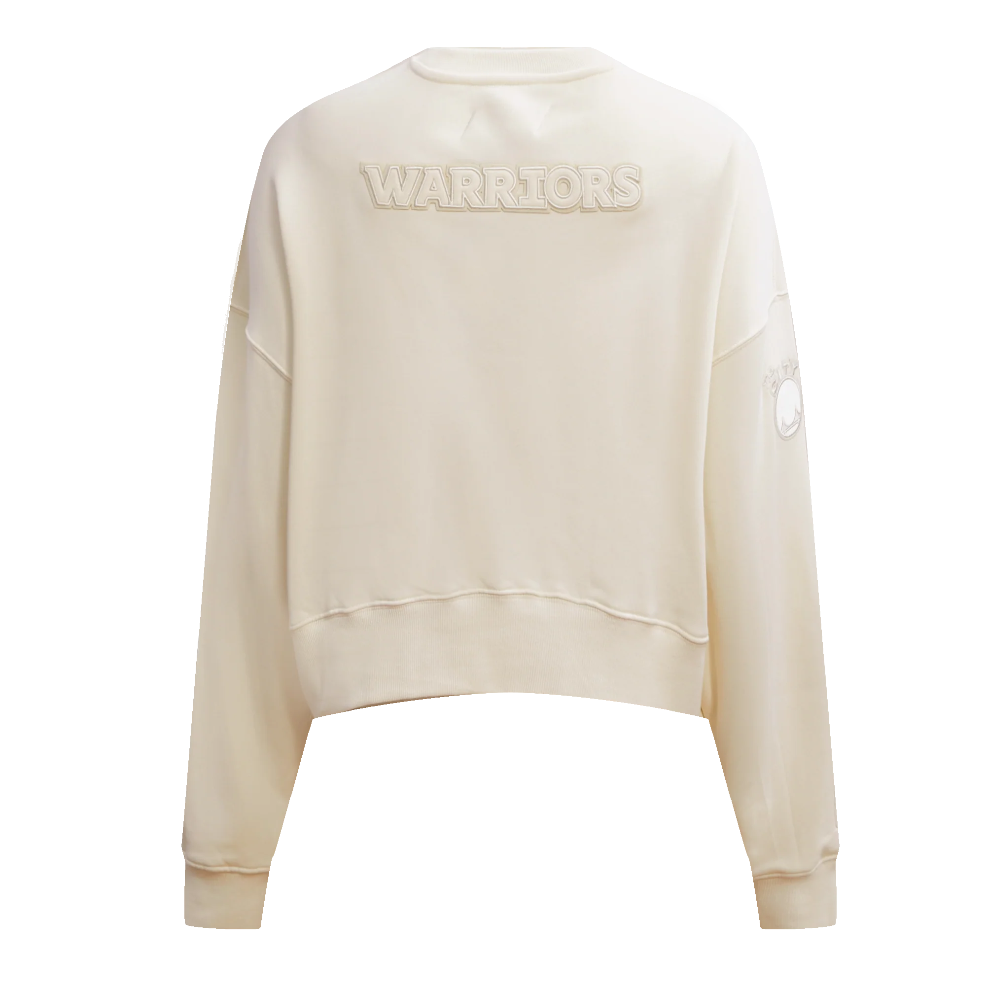 NBA GOLDEN STATE WARRIORS NEUTRAL WOMEN'S CREWNECK (EGGSHELL) - Image 4