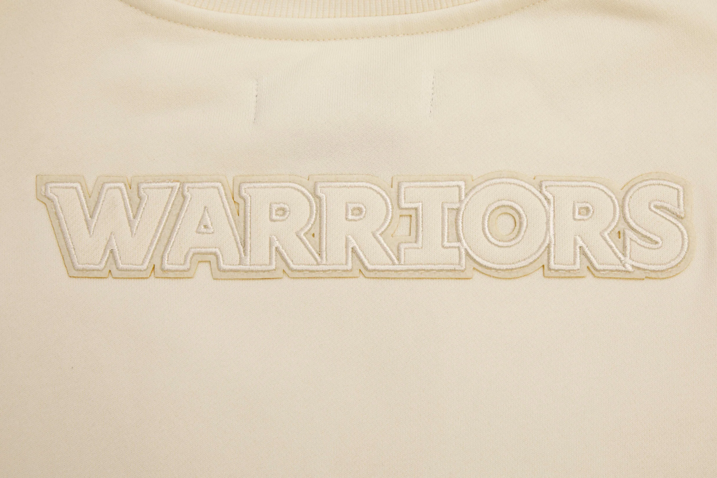 NBA GOLDEN STATE WARRIORS NEUTRAL WOMEN'S CREWNECK (EGGSHELL) - Image 7