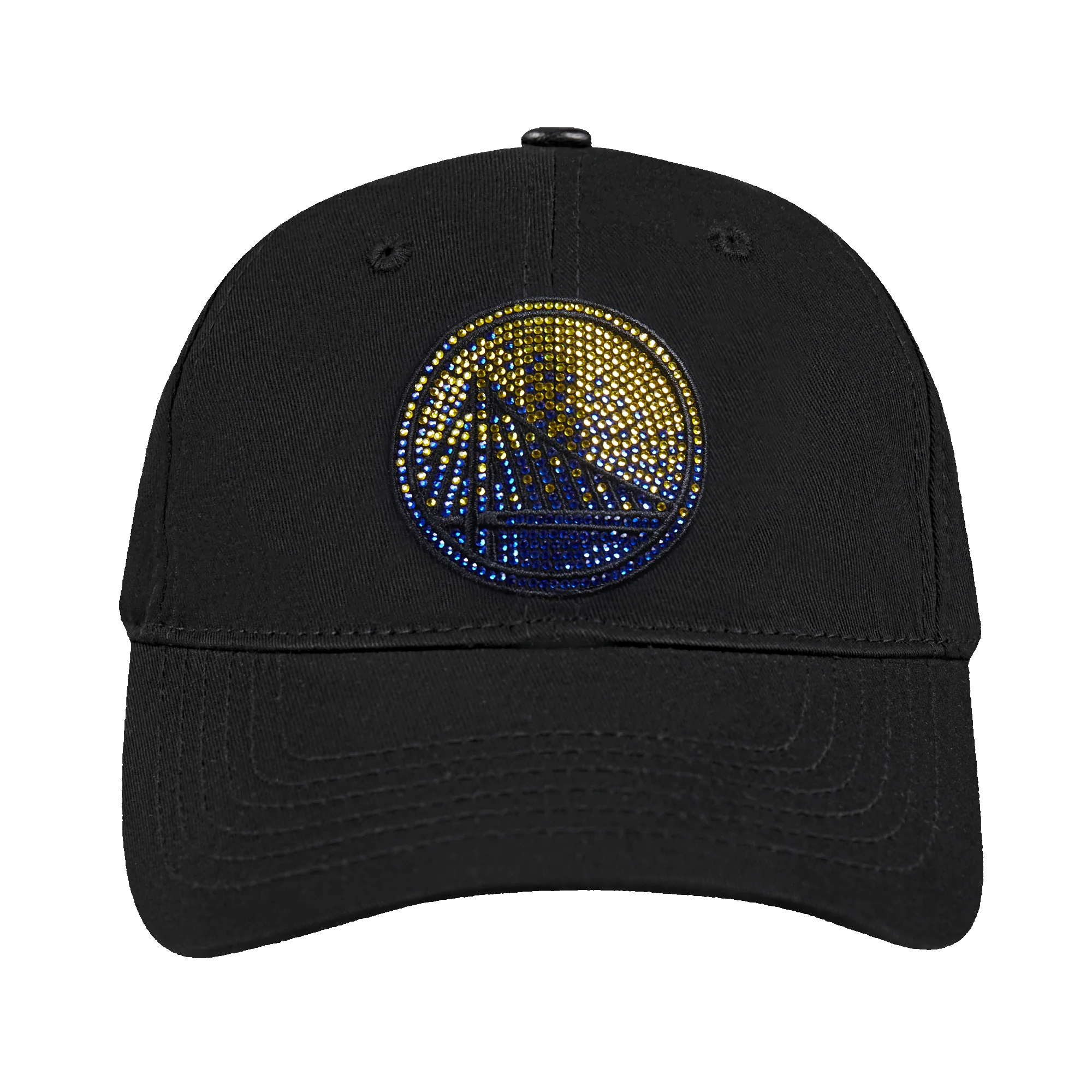 NBA GOLDEN STATE WARRIORS JEWELS WOMEN'S DAD HAT (BLACK)