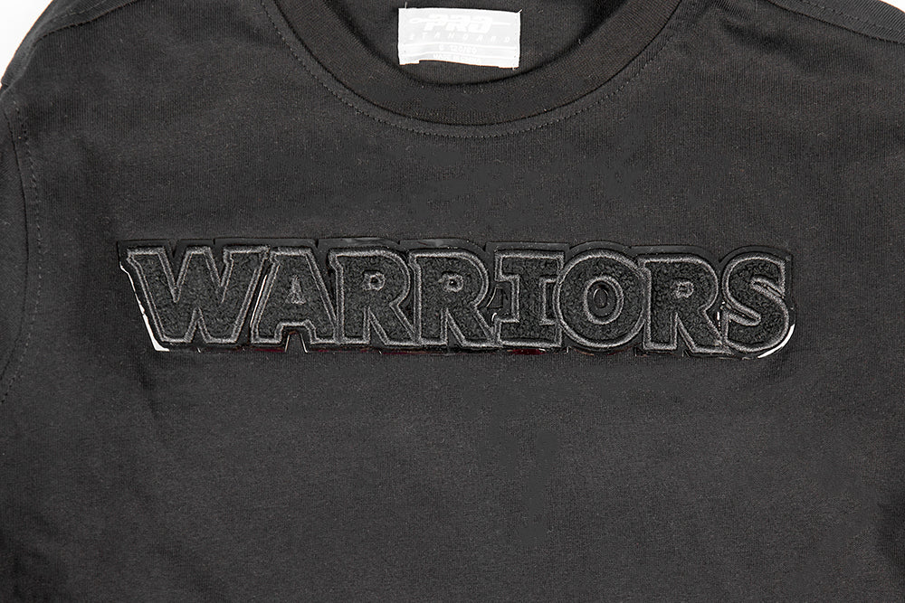 NBA GOLDEN STATE WARRIORS TRIPLE BLACK LITTLE BOYS SHORT SLEEVE TEE (BLACK) - Image 8