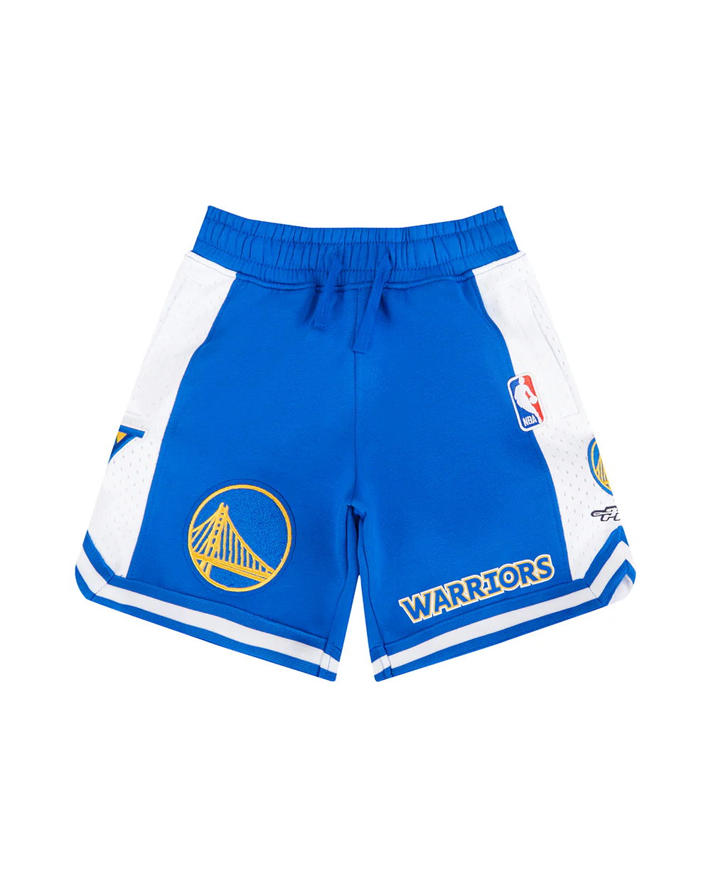 NBA GOLDEN STATE WARRIORS CLASSIC LITTLE BOYS FLEECE 2.0 SHORT (ROYAL BLUE) - Image 4