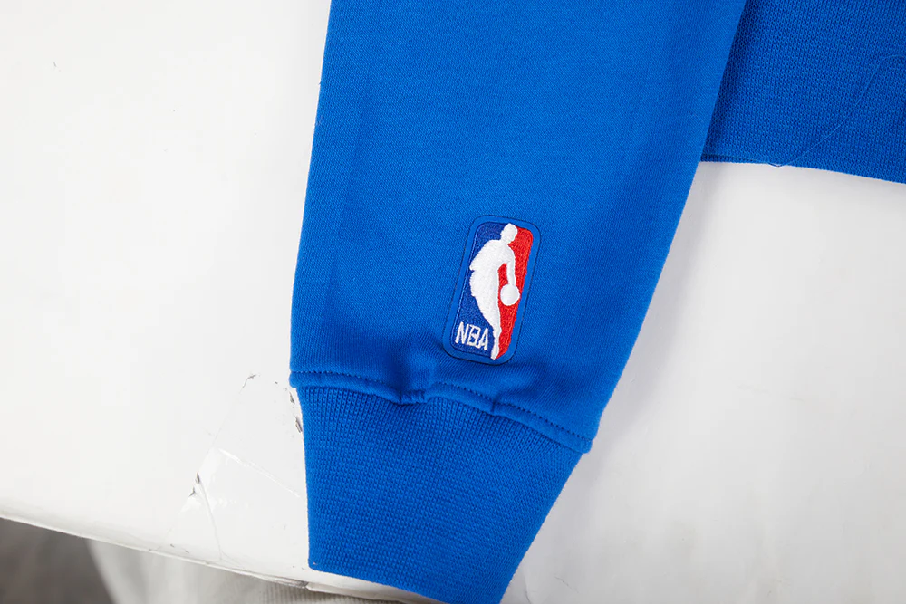 NBA GOLDEN STATE WARRIORS CLASSIC LITTLE GIRLS FLEECE FULL ZIP HOODIE (ROYAL BLUE) - Image 16