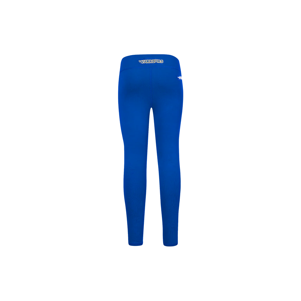 NBA GOLDEN STATE WARRIORS CLASSIC LITTLE GIRLS LEGGING (ROYAL BLUE) - Image 4