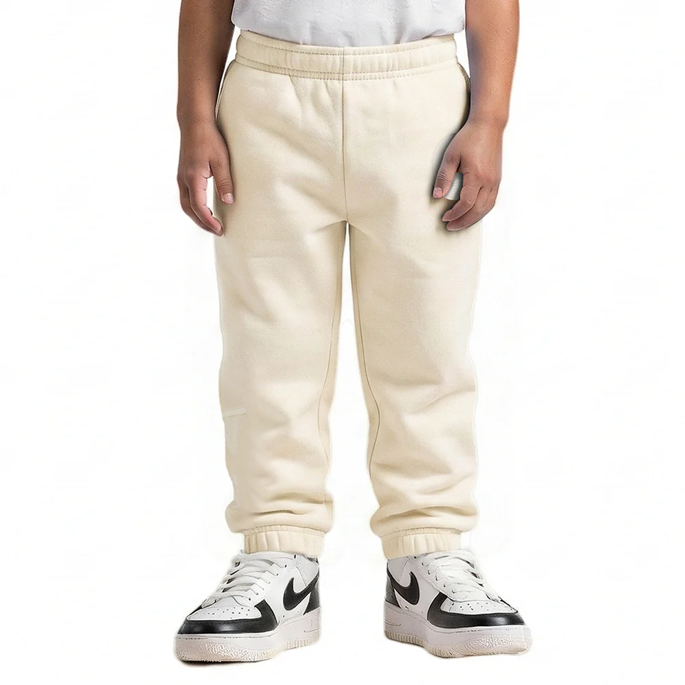 NBA GOLDEN STATE WARRIORS NEUTRAL TODDLER BOYS FLC SWEATPANT (EGGSHELL)