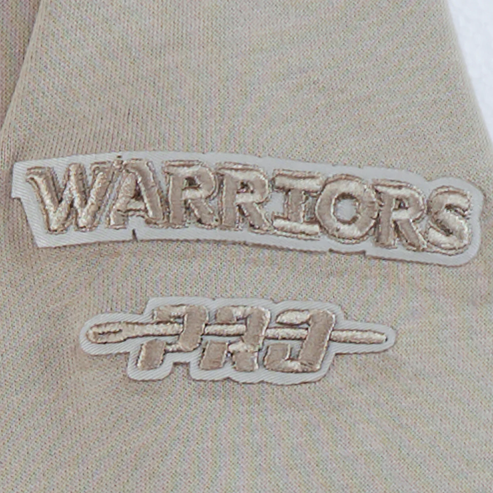 NBA GOLDEN STATE WARRIORS NEUTRAL TODDLER BOYS FLEECE CREWNECK (TAUPE) - Image 6