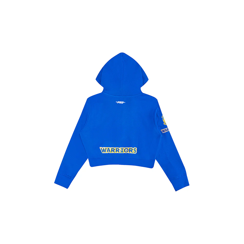 NBA GOLDEN STATE WARRIORS CLASSIC TODDLER GIRLS FLEECE FULL ZIP HOODIE (ROYAL BLUE) - Image 4