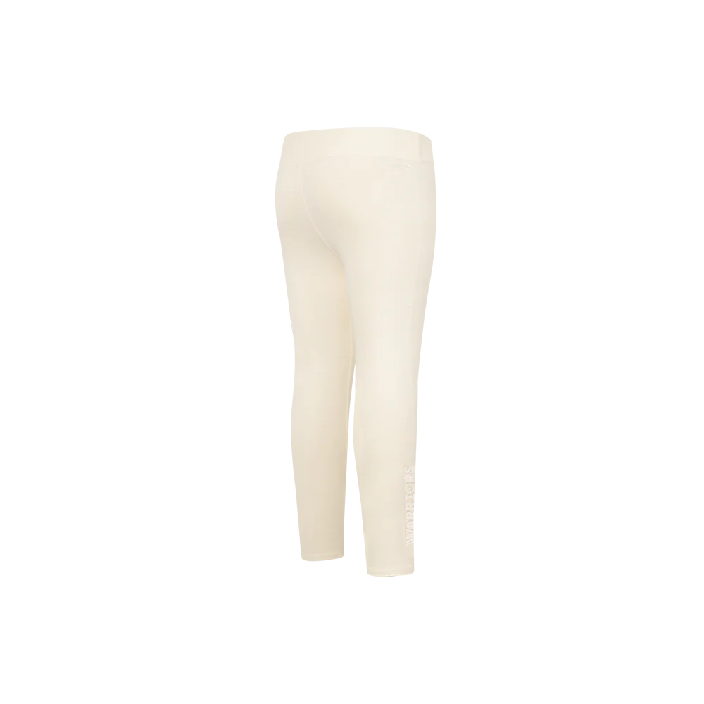 NBA GOLDEN STATE WARRIORS NEUTRAL TODDLER GIRLS LEGGING (EGGSHELL) - Image 3