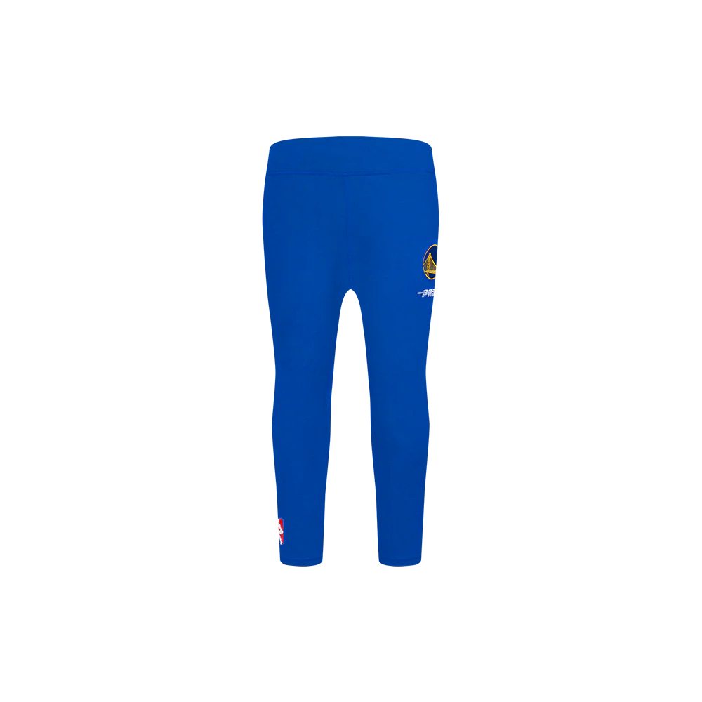 NBA GOLDEN STATE WARRIORS RETRO CLASSIC TODDLER GIRLS LEGGING (ROYAL BLUE) - Image 2