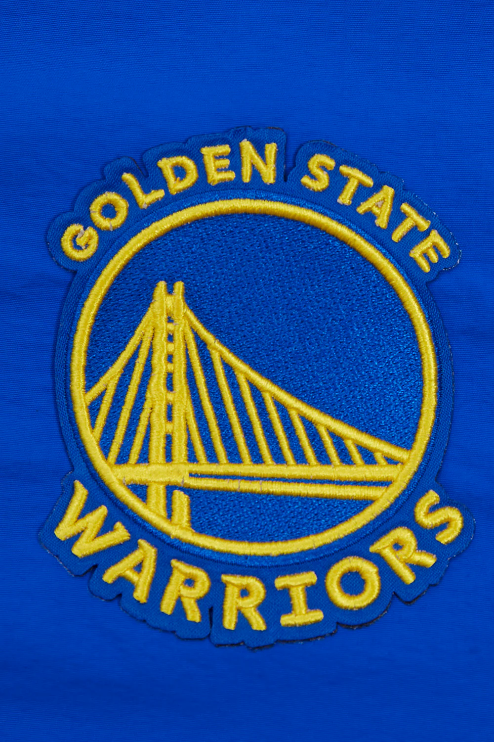 NBA GOLDEN STATE WARRIORS CLASSIC WIND WOVEN WOMEN'S 1/2 JACKET (ROYAL BLUE) - Image 8