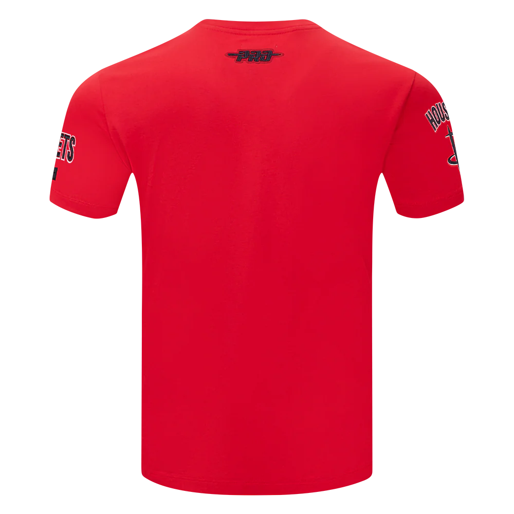 NBA HOUSTON ROCKETS MASHUP MEN'S TEE (RED) - Image 3