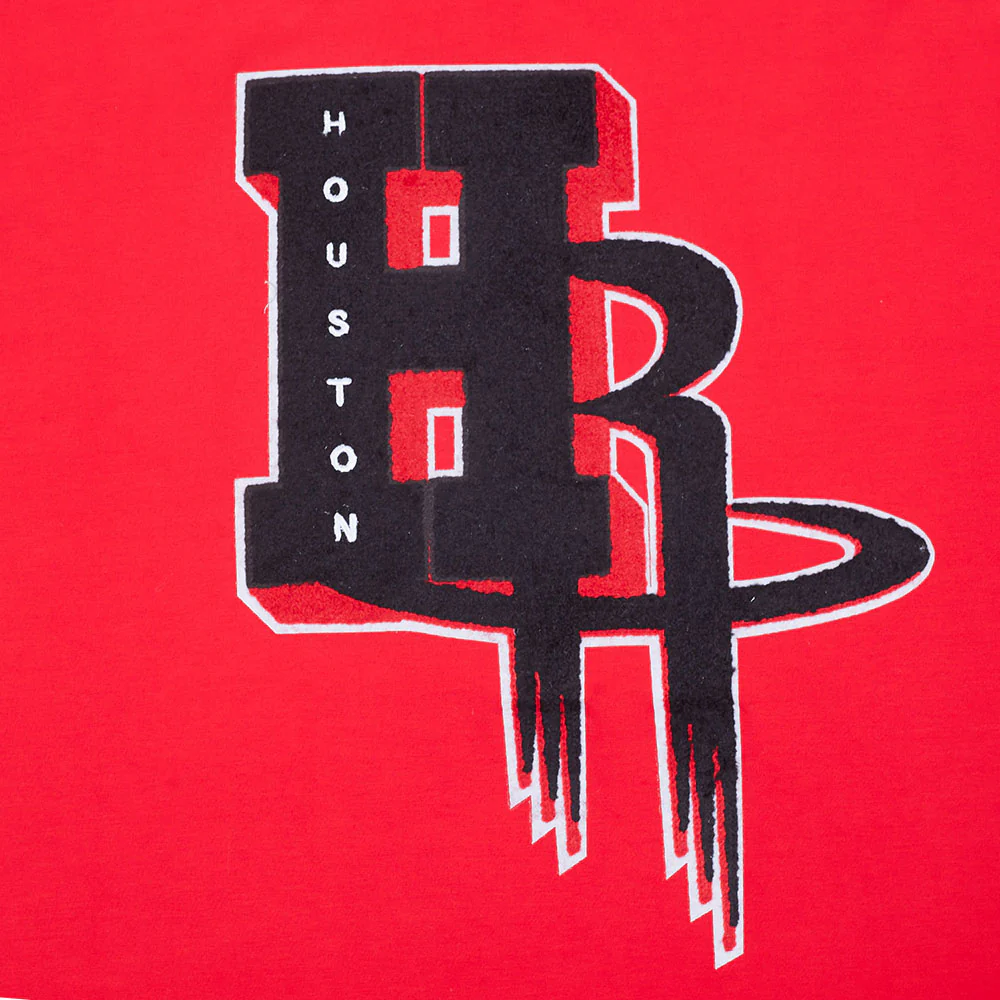 NBA HOUSTON ROCKETS MASHUP MEN'S TEE (RED) - Image 7