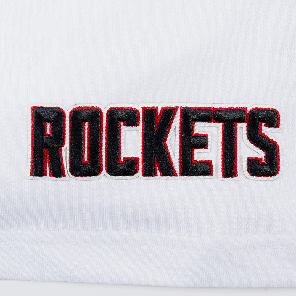 NBA HOUSTON ROCKETS WINGSPAN MEN'S CJ DROP SHOULDER TEE (WHITE) - Image 7