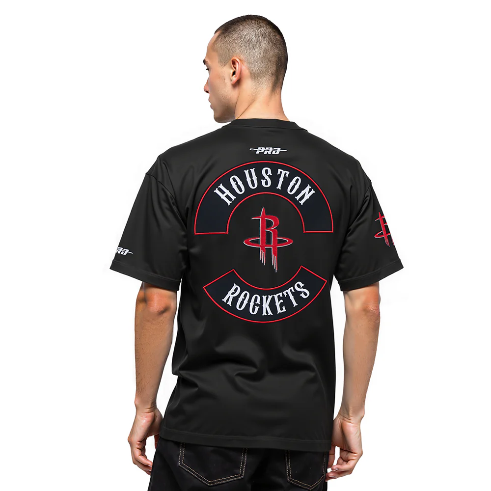 NBA HOUSTON ROCKETS BORN FOR SPORT MEN'S SJ TEE (BLACK) - Image 2