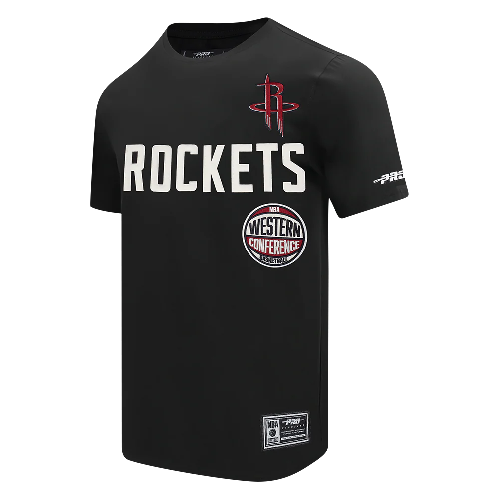 NBA HOUSTON ROCKETS MODERN ORIGINALS MEN'S SJ TEE (BLACK) - Image 5