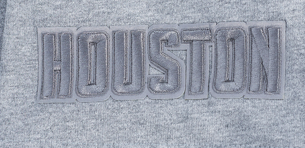 NBA HOUSTON ROCKETS NEUTRAL MEN'S DROP SHOULDER TEE (DARK HEATHER GRAY) - Image 6