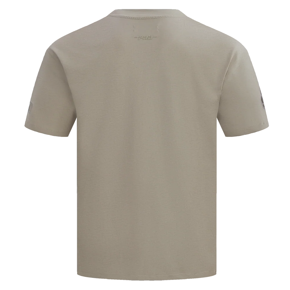 NBA HOUSTON ROCKETS NEUTRAL MEN'S DROP SHOULDER TEE (TAUPE) - Image 3