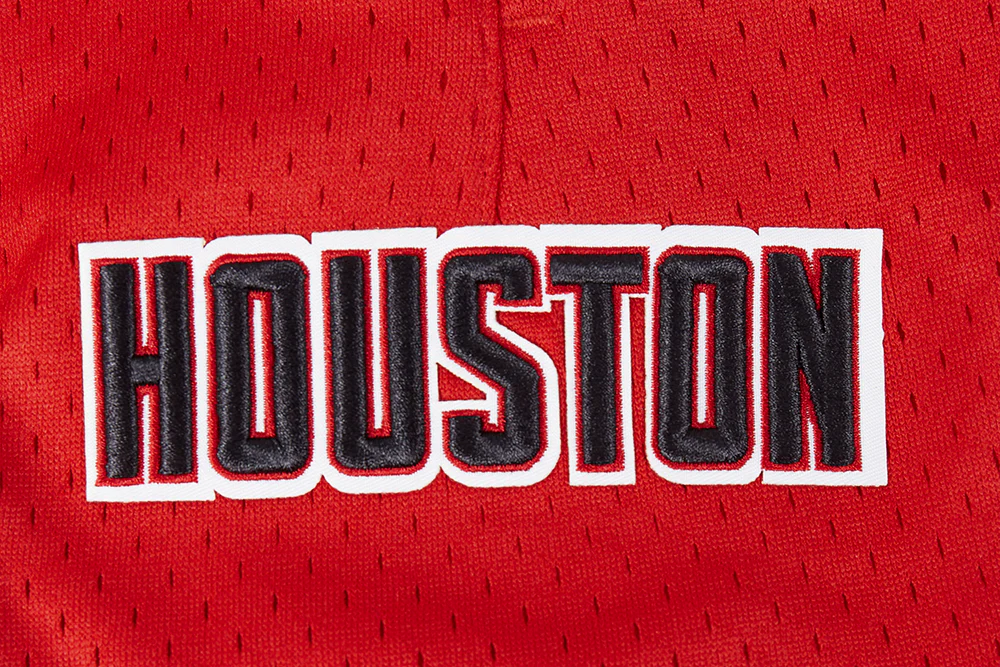 NBA HOUSTON ROCKETS CLASSIC MEN'S MESH SHORT (RED) - Image 7