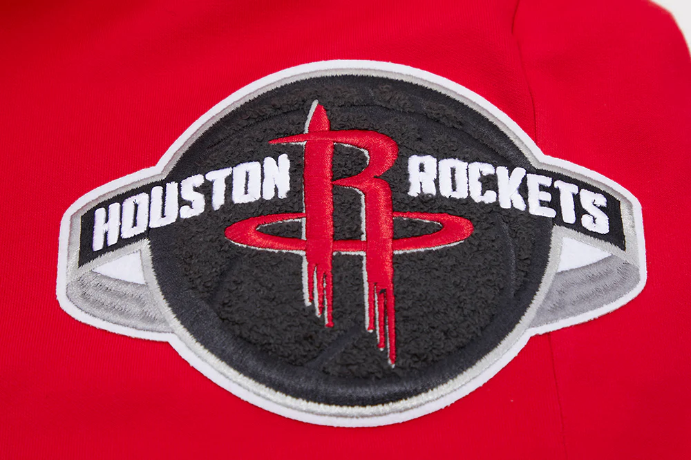 NBA HOUSTON ROCKETS CLASSIC CHENILLE MEN'S JOGGER (RED) - Image 5