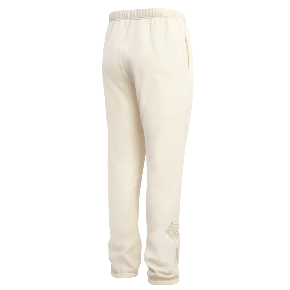 NBA HOUSTON ROCKETS NEUTRAL MEN'S SWEATPANT (EGGSHELL) - Image 3