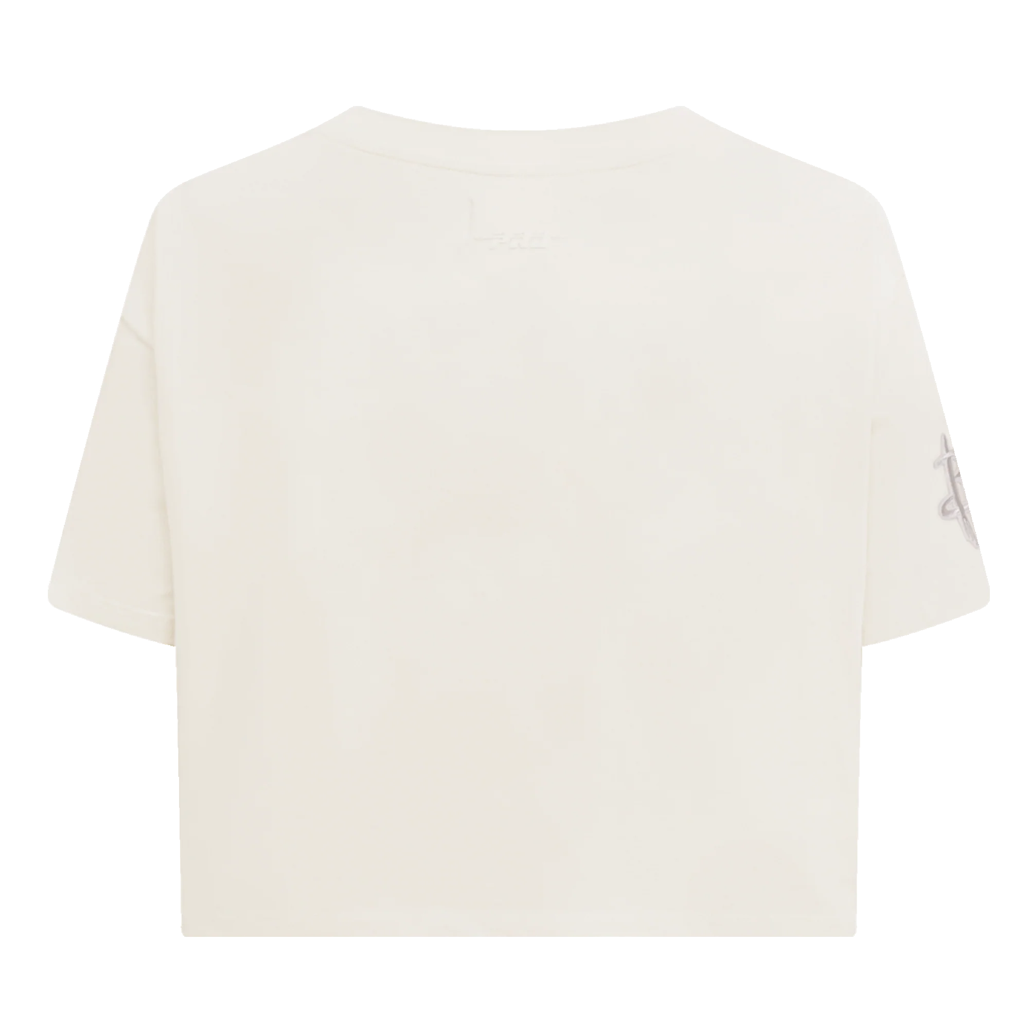 NBA HOUSTON ROCKETS NEUTRAL WOMEN'S BOXY TEE (EGGSHELL) - Image 3