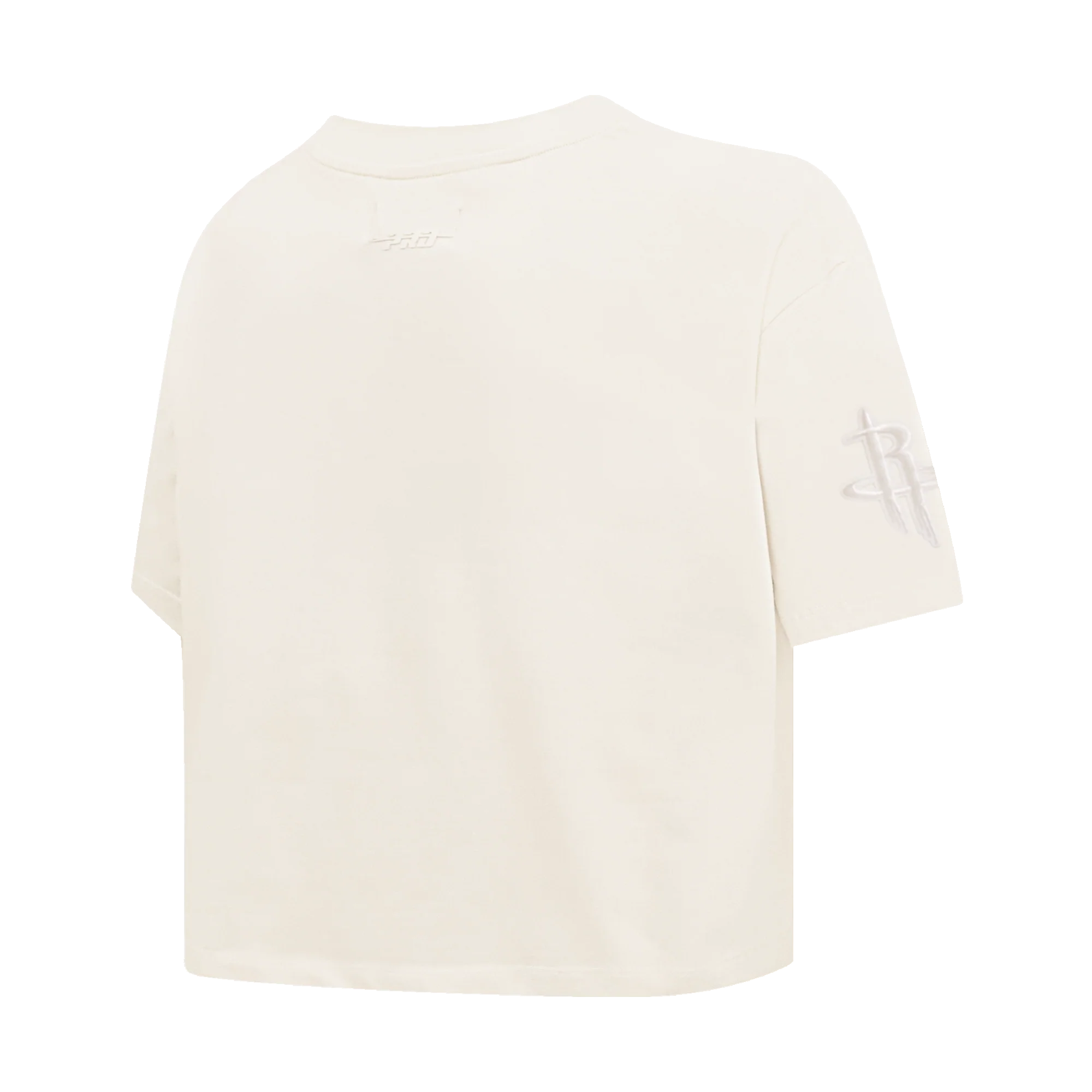 NBA HOUSTON ROCKETS NEUTRAL WOMEN'S BOXY TEE (EGGSHELL) - Image 4