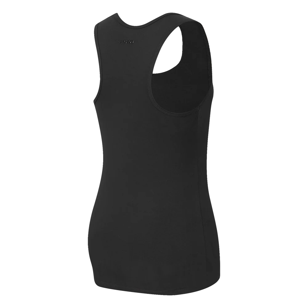 NBA HOUSTON ROCKETS TRIPLE BLACK WOMEN'S RELAXED FIT RACERBACK (TRIPLE BLACK) - Image 4