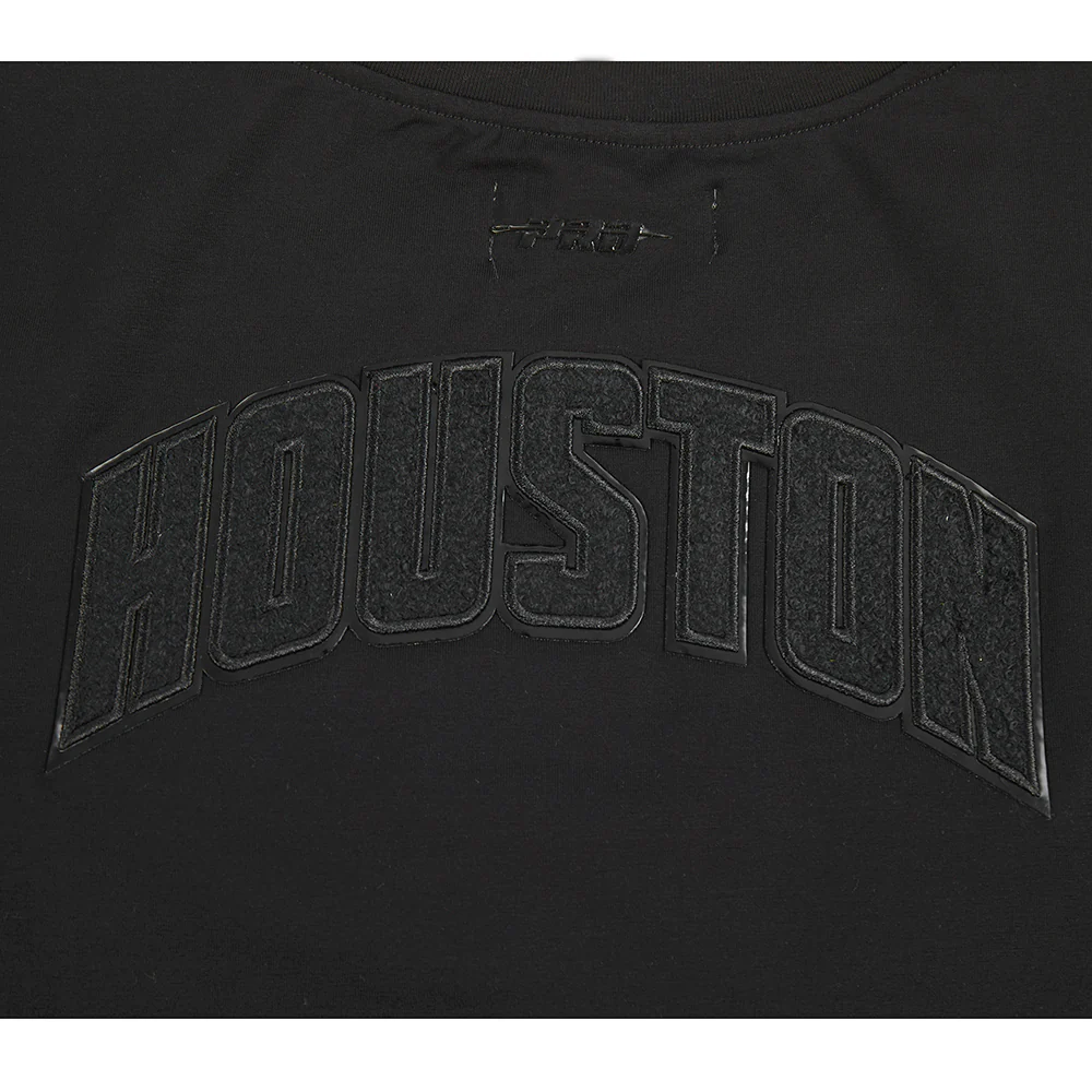 NBA HOUSTON ROCKETS TRIPLE BLACK WOMEN'S SJ BOXY TEE (TRIPLE BLACK WOMEN'S) - Image 7