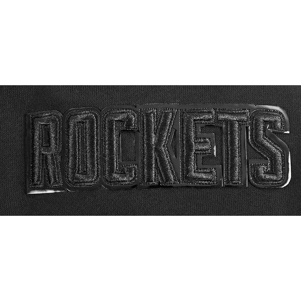 NBA HOUSTON ROCKETS TRIPLE BLACK BIG BOYS FL FZ HOODIE (BLACK) - Image 6