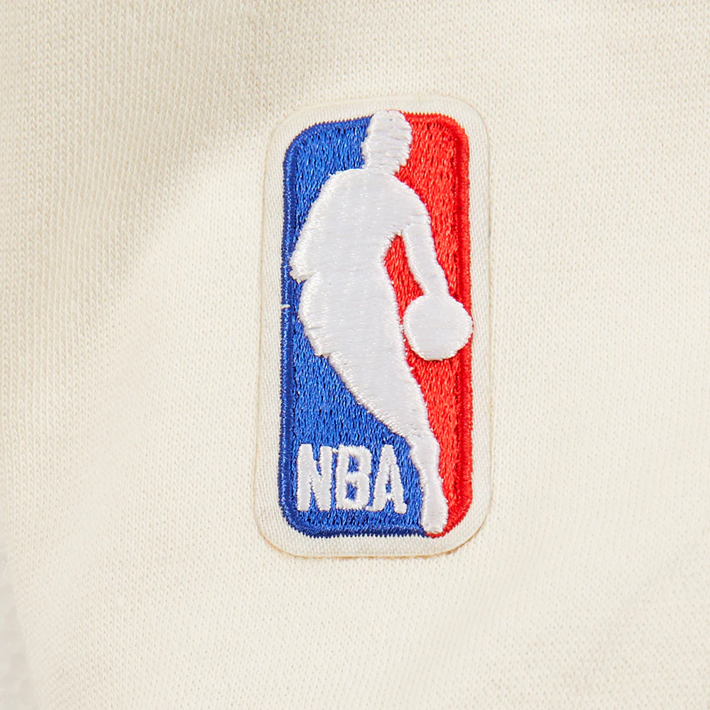 NBA HOUSTON ROCKETS RETRO CLASSIC BIG GIRL'S RIB FLC CREWNECK (EGGSHELL/ RED) - Image 7