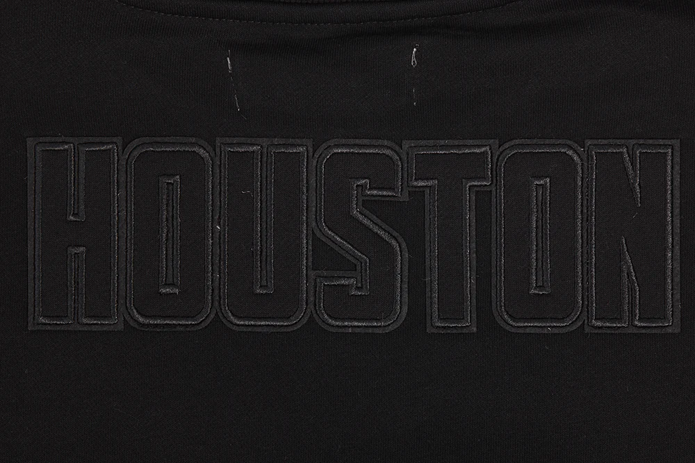 NBA HOUSTON ROCKETS NEUTRAL WOMEN'S CREWNECK (BLACK) - Image 7