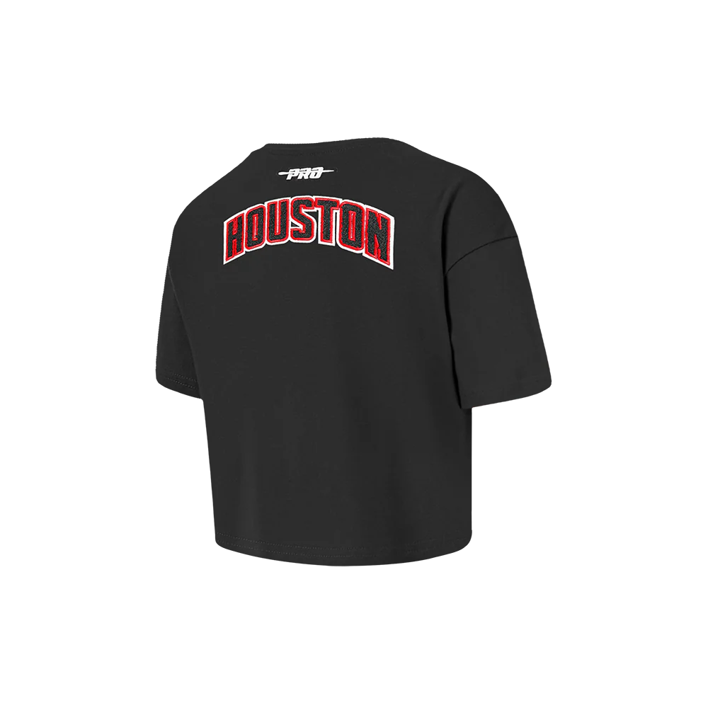 NBA HOUSTON ROCKETS CLASSIC TODDLER GIRLS SHORT SLEEVE BOXY TEE (BLACK) - Image 4