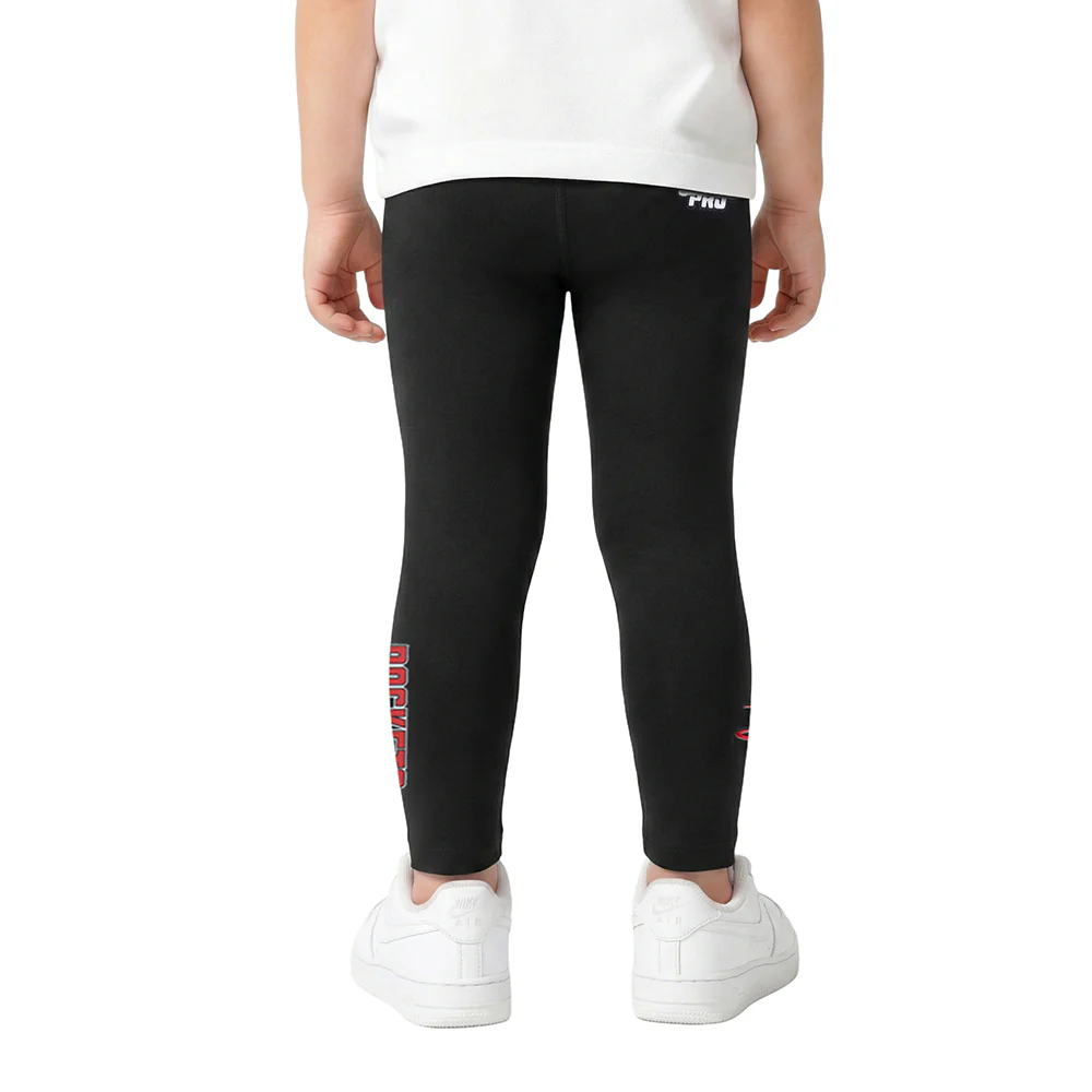 NBA HOUSTON ROCKETS CLASSIC TODDLER GIRLS LEGGING (BLACK) - Image 3