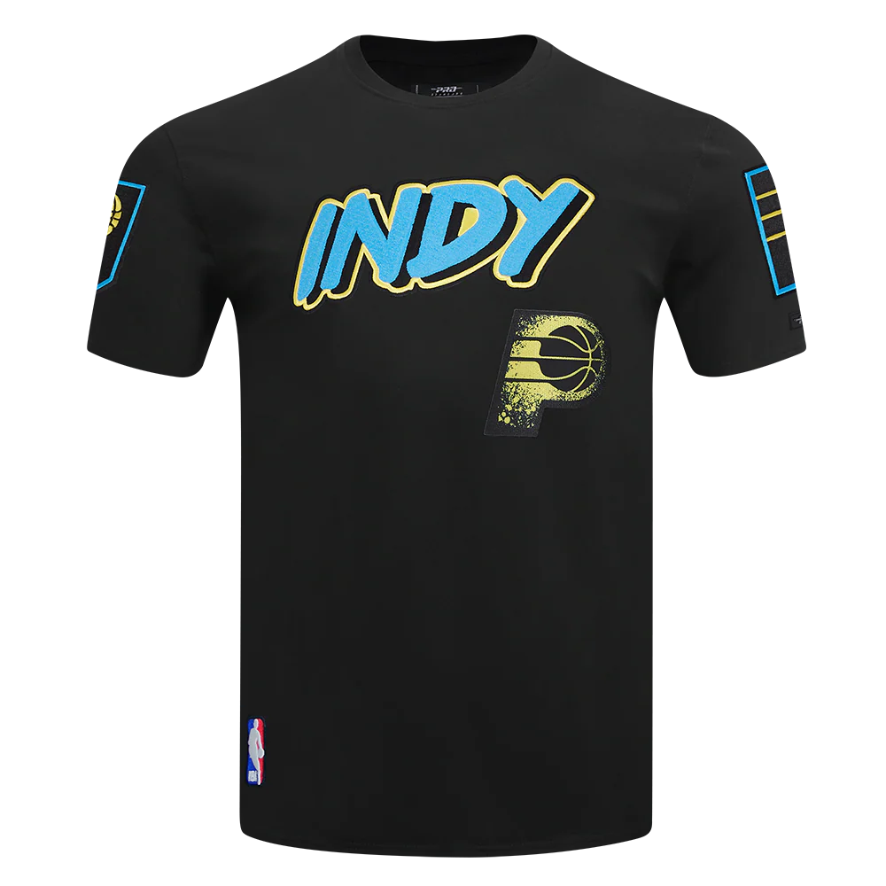 NBA INDIANA PACERS CITY EDITION 24-25 MEN'S SJ TEE (BLACK)