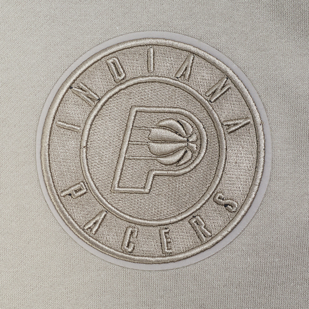 NBA INDIANA PACERS NEUTRAL MEN'S DROP SHOULDER FLC CREWNECK (TAUPE) - Image 5