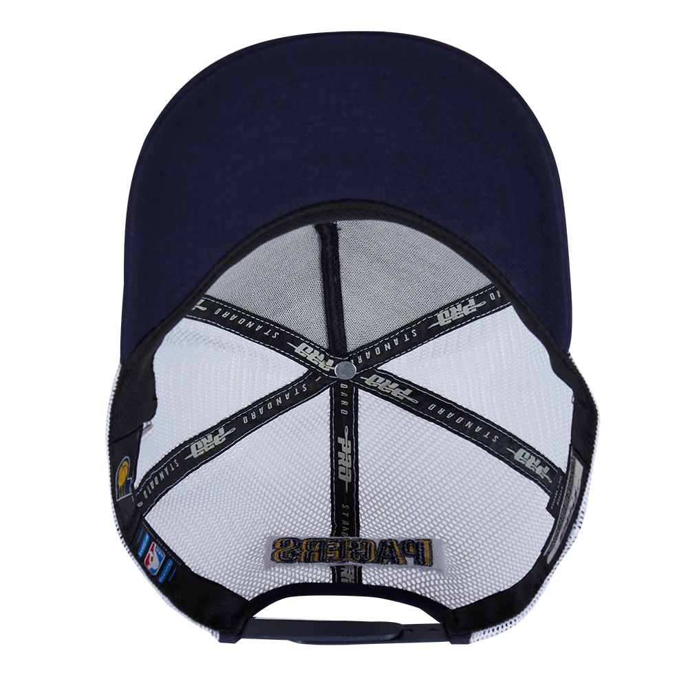 NBA INDIANA PACERS SCRIPT TAIL TRUCKER HAT (MIDNIGHT NAVY) - Image 6