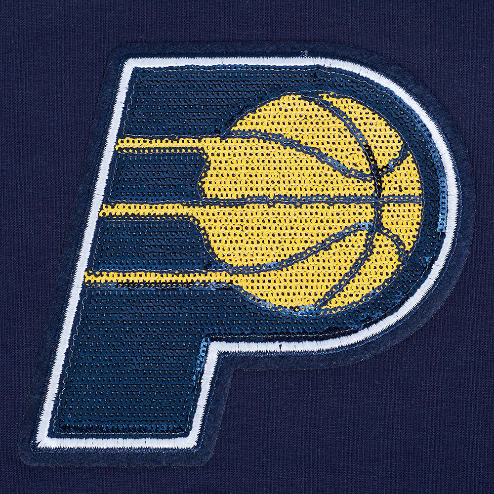 NBA INDIANA PACERS GAME DAY CLASSICS WOMEN'S SJ BABY DOLL TEE (MIDNIGHT NAVY) - Image 5