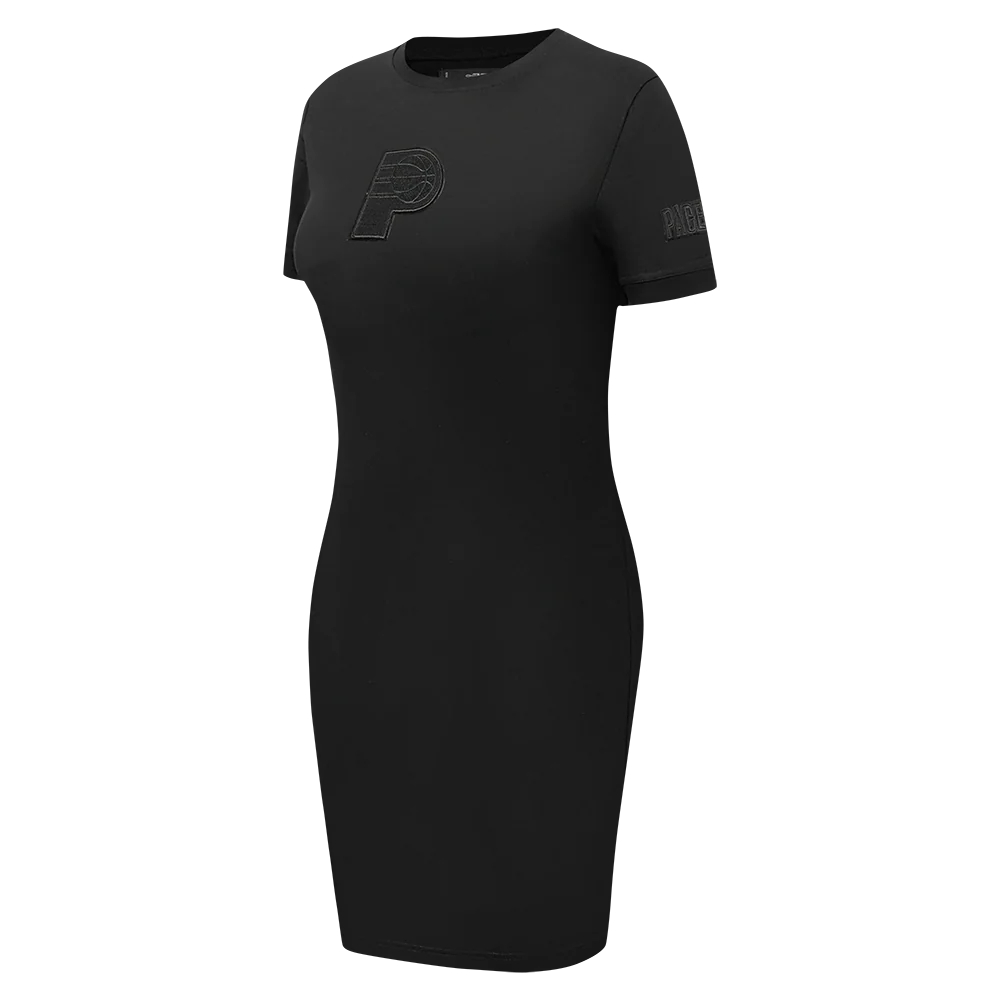 NBA INDIANA PACERS TRIPLE BLACK WOMEN'S BODY CON DRESS (TRIPLE BLACK) - Image 2