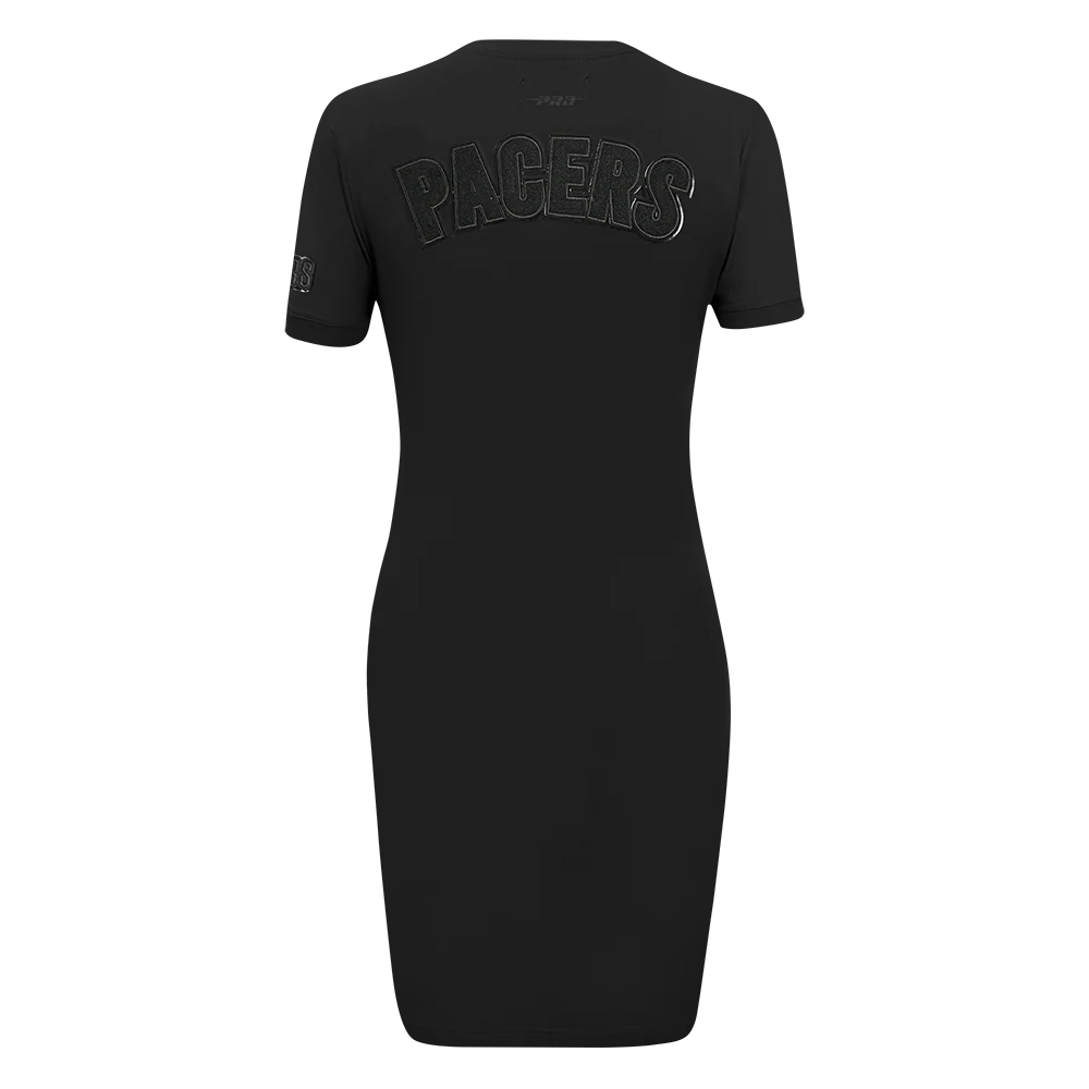 NBA INDIANA PACERS TRIPLE BLACK WOMEN'S BODY CON DRESS (TRIPLE BLACK) - Image 3
