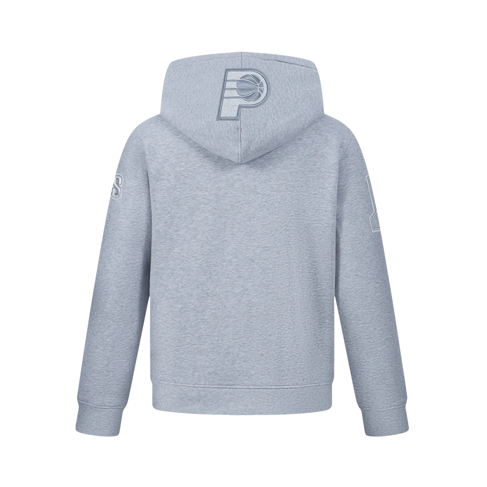 NBA INDIANA PACERS NEUTRAL BIG BOYS FLC PO HOODIE (DARK HEATHER GRAY) - Image 3