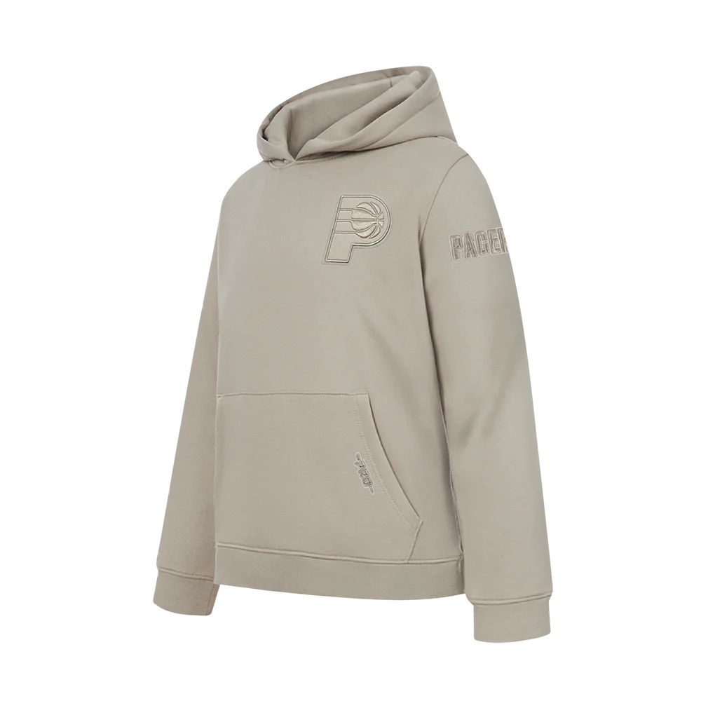 NBA INDIANA PACERS NEUTRAL BIG BOYS FLC PO HOODIE (TAUPE) - Image 2