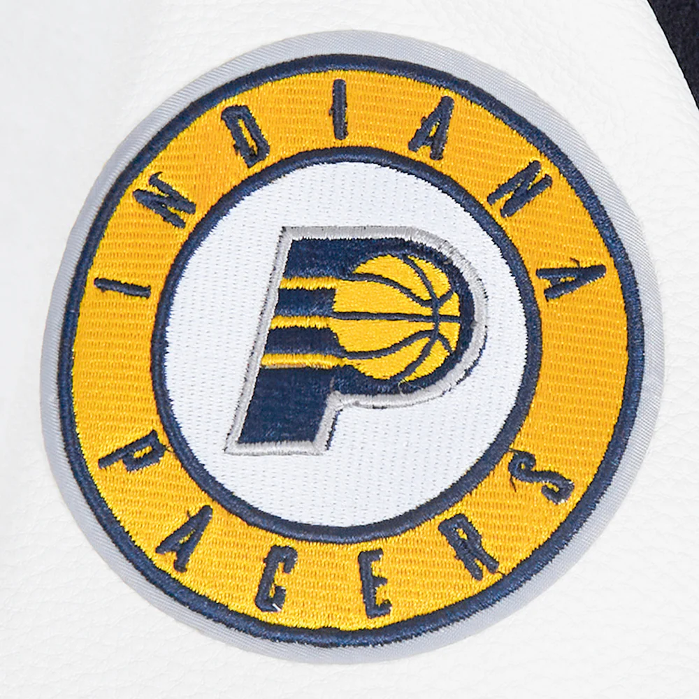 NBA INDIANA PACERS CLASSIC BIG BOYS WOOL VARSITY JACKET (MIDNIGHT NAVY/WHITE) - Image 6